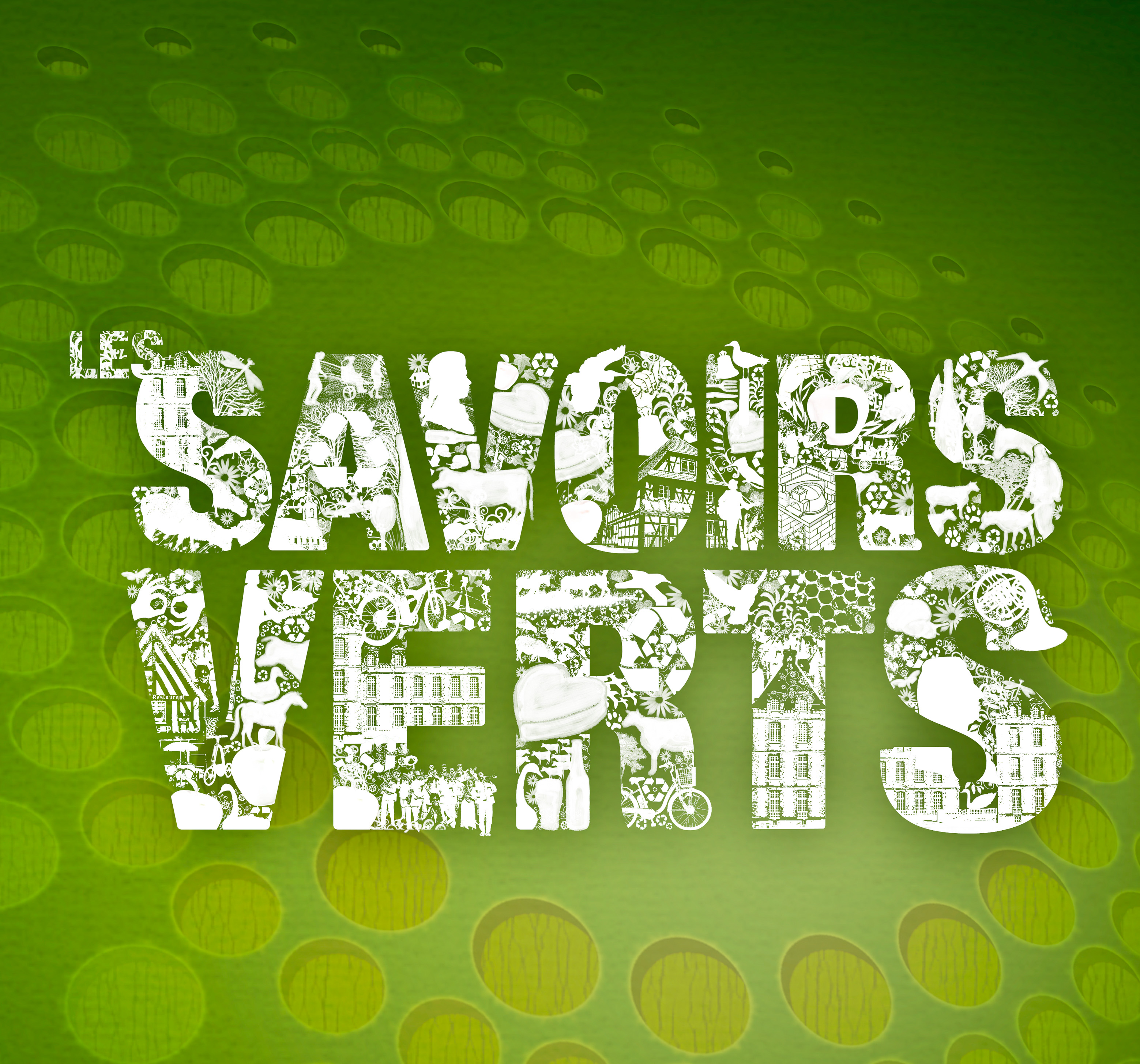 Création des visuels de l'événement "Les Savoirs Verts" (fête des savoirs-faire traditionnels normands).