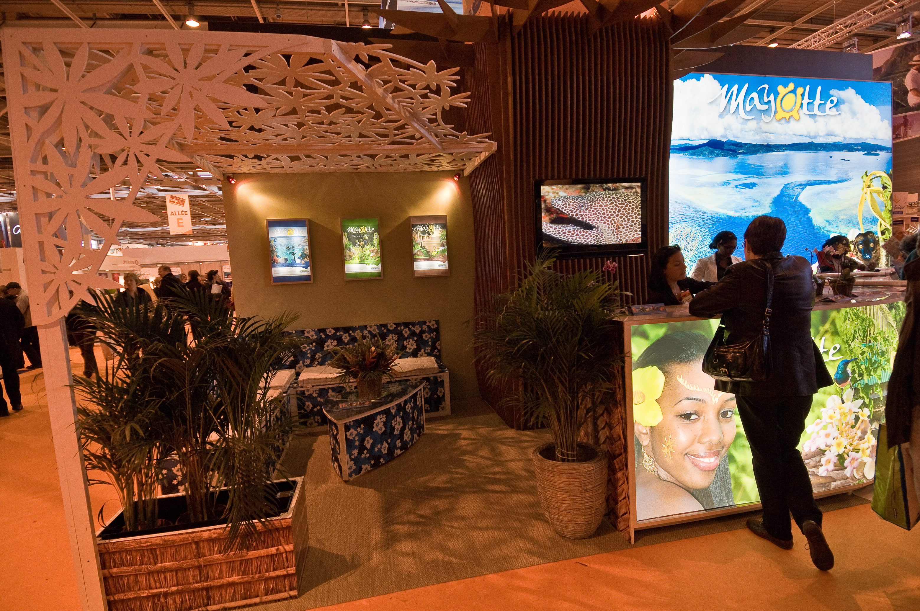 Présentation au salon du Monde à Paris sur 24 m2