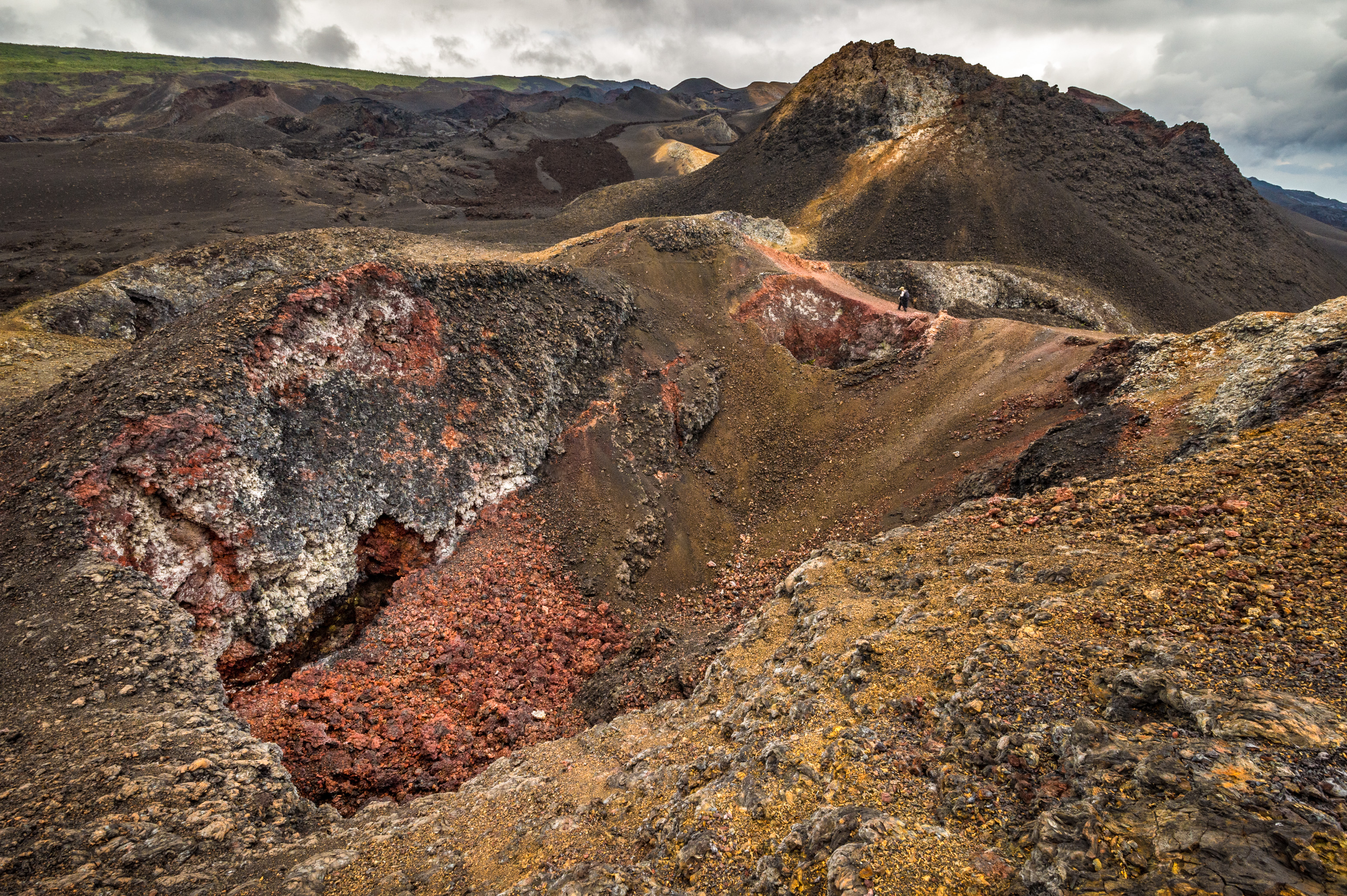 Equateur, archipel des Galápagos, classé Patrimoine Mondial de l'UNESCO, île d'Isabela (Albemarie), volcan Chico // Ecuador, Galapagos Archipelago, World Heritage Site by UNESCO, Isabela Island (Albemarie), Chico volcano