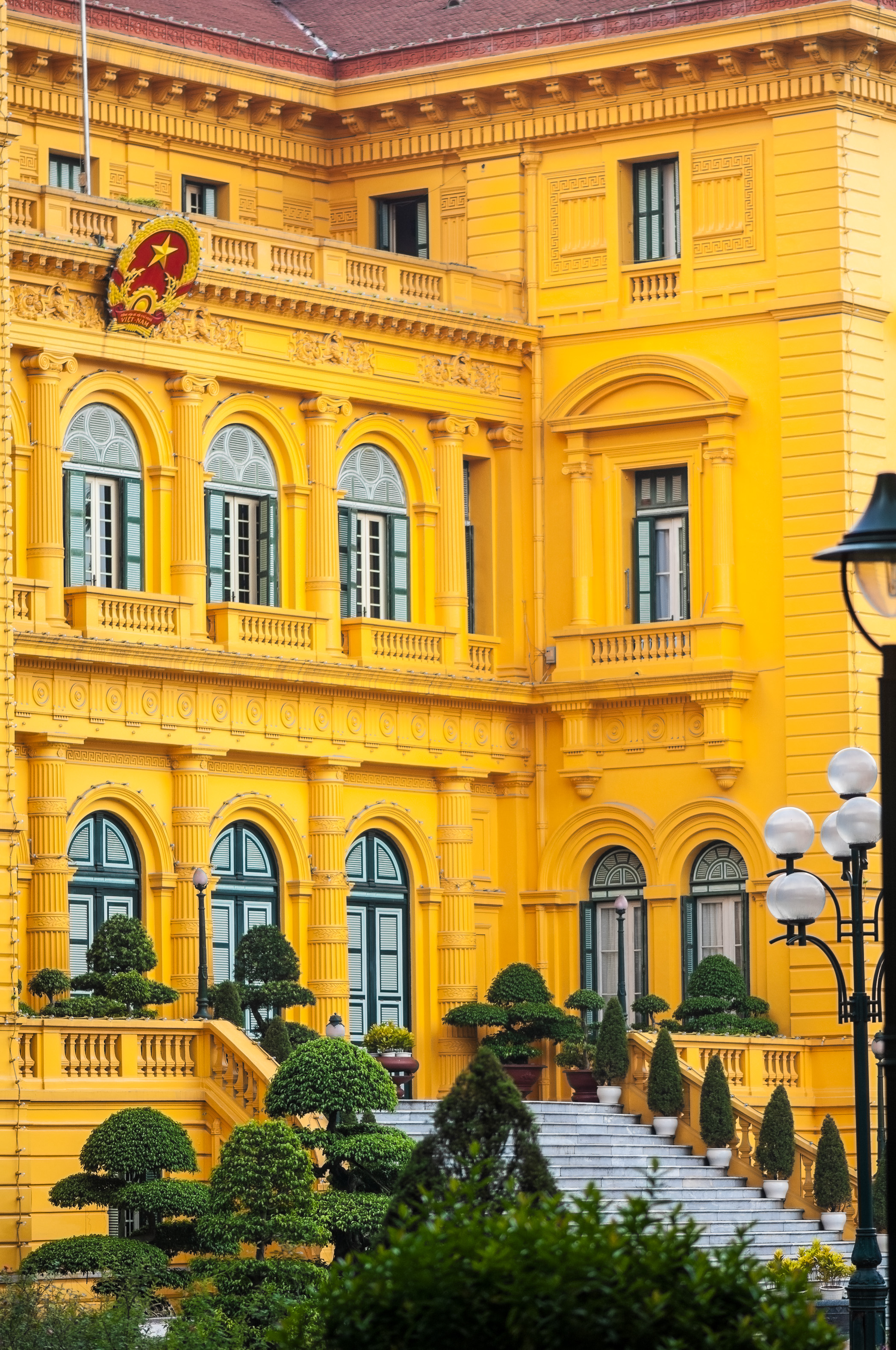 Asie du Sud-Est, capitale du Viêt Nam, delta du fleuve Rouge, ville de Hanoï, palais présidentiel (Phủ Chủ tịch), résidence du président de la république du Viêt Nam // Southeast Asia, Vietnam's capital, Red River Delta, Hanoi, Presidential Palace (Phu Chu tich), residence of the President of the Republic of Vietnam