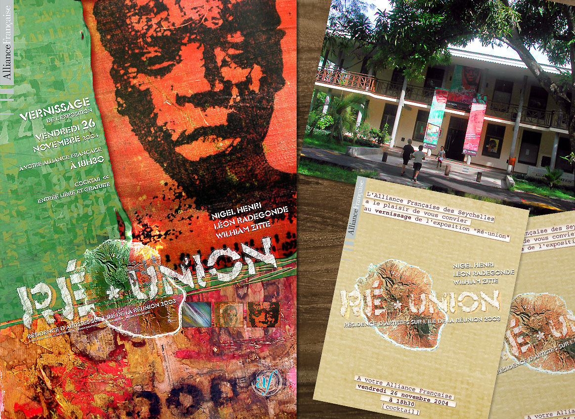 Communication de l'exposition d'artistes régionaux - Alliance Française des Seychelles