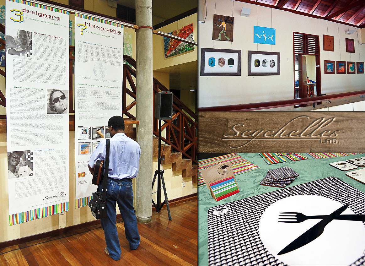 Première exposition de design graphique franco-seychelloise -  Alliance Française des Seychelles