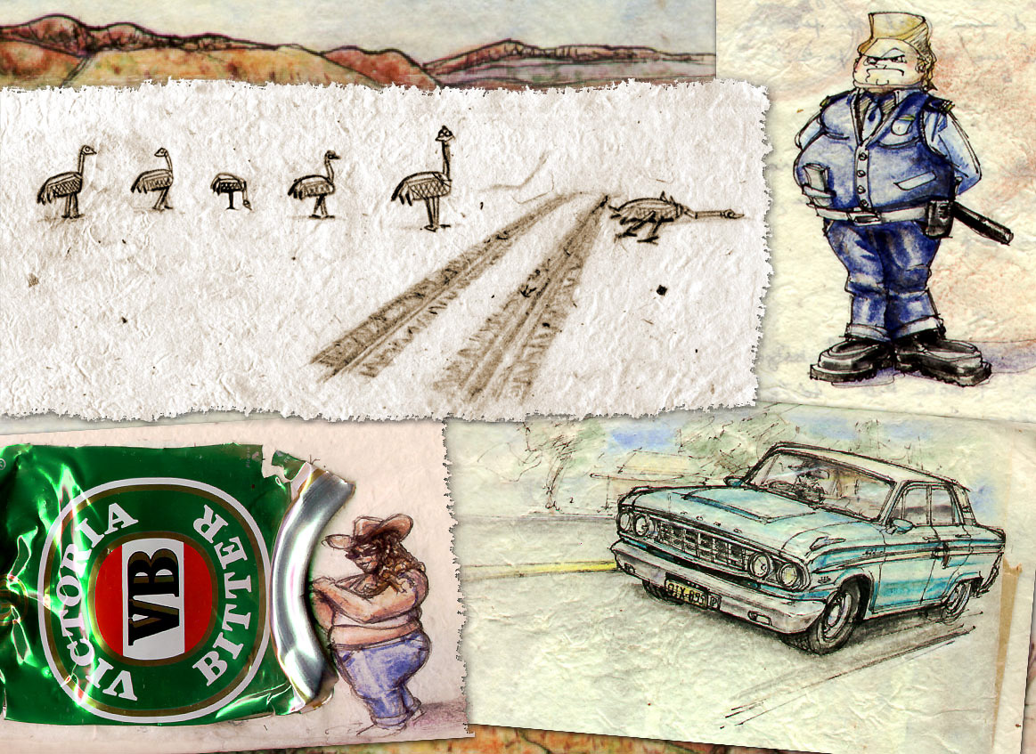 Page extraite de notre carnet de voyage.