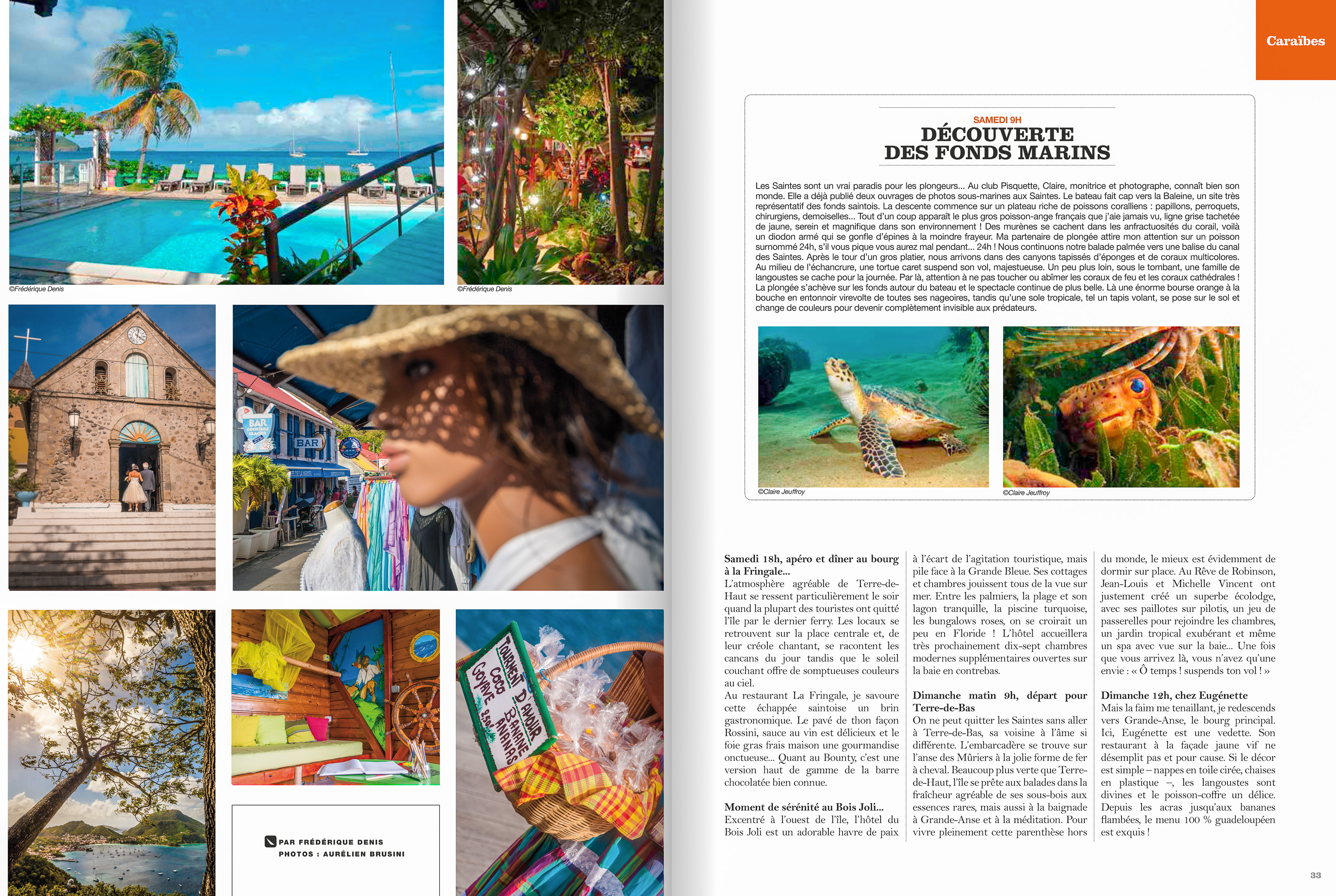 Reportage paru dans Arc-en-Ciel magazine, inflight Air Caraïbes n°62 - Photos Aurélien BRUSINI