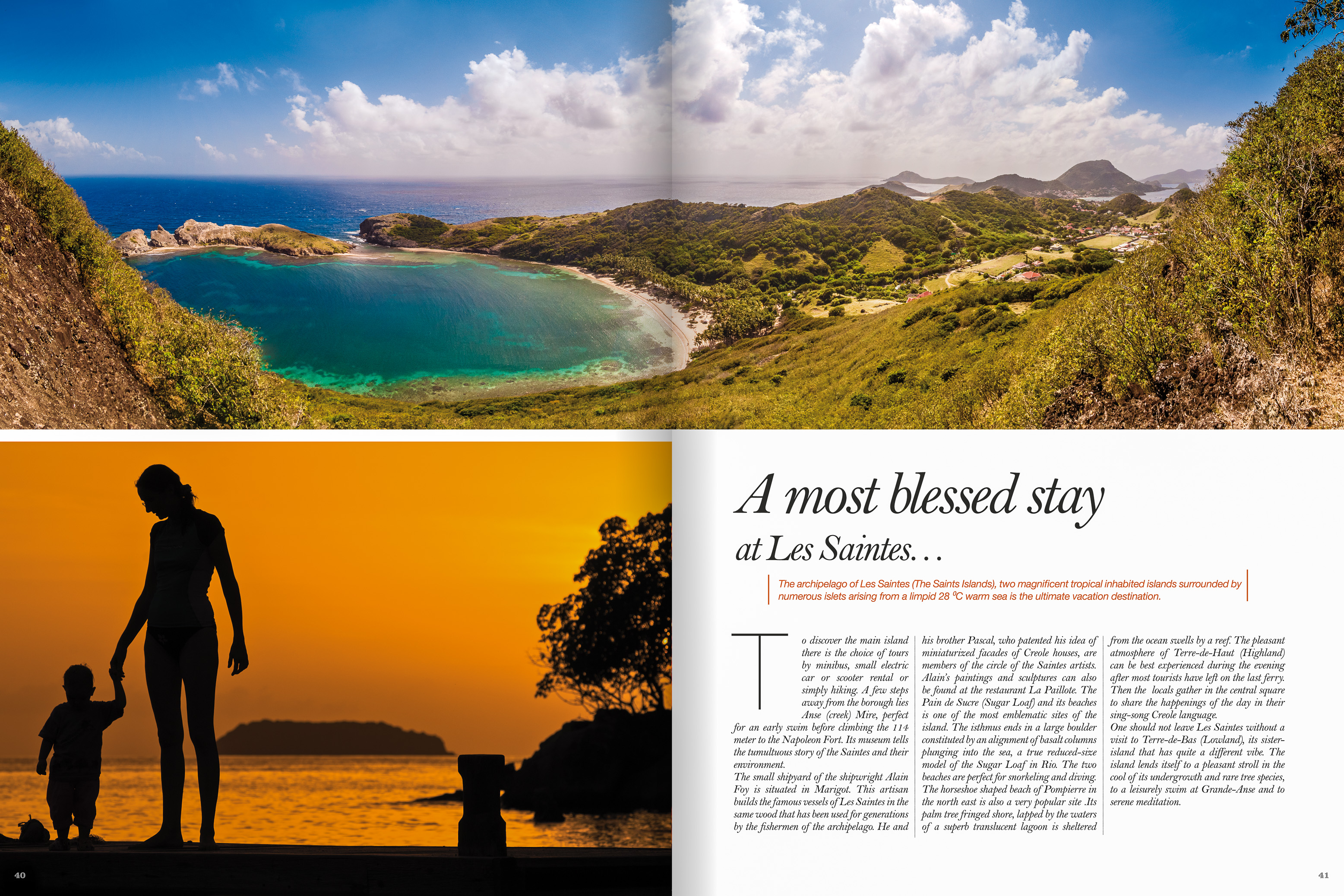 Reportage paru dans Arc-en-Ciel magazine, inflight Air Caraïbes n°62 - Photos Aurélien BRUSINI