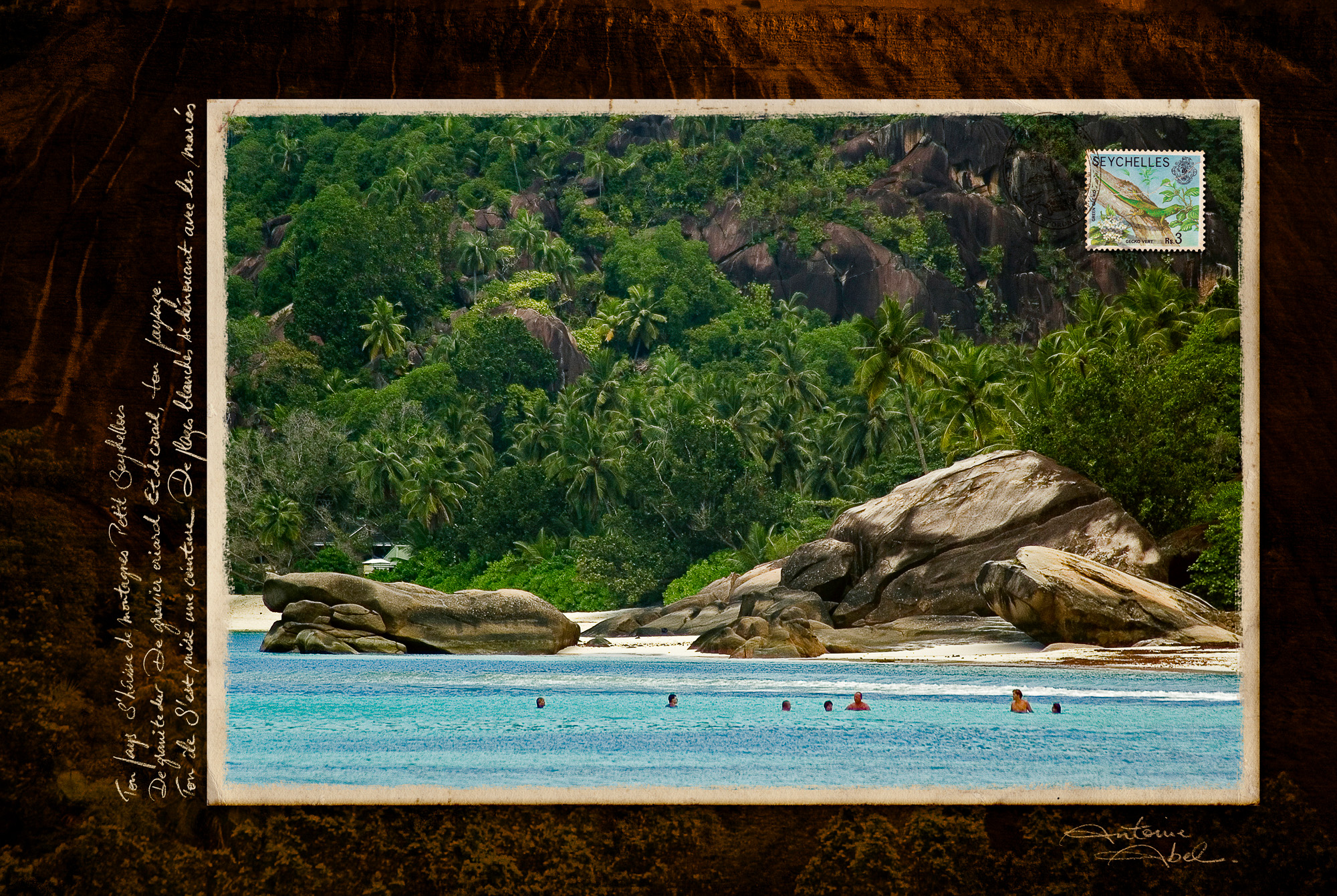 Projet graphique d'exploration de la créolité contemporaine suite à ma résidence professionnelle de 2 ans aux Seychelles.