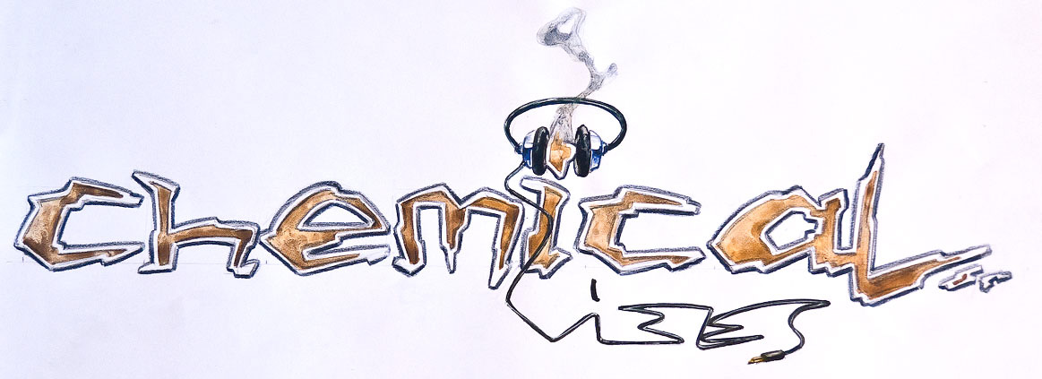 Dessin à la gouache pour déclinaison sur T-shirt (motif face).