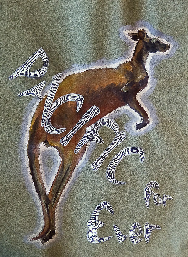 Gouache et pastels secs sur Canson.