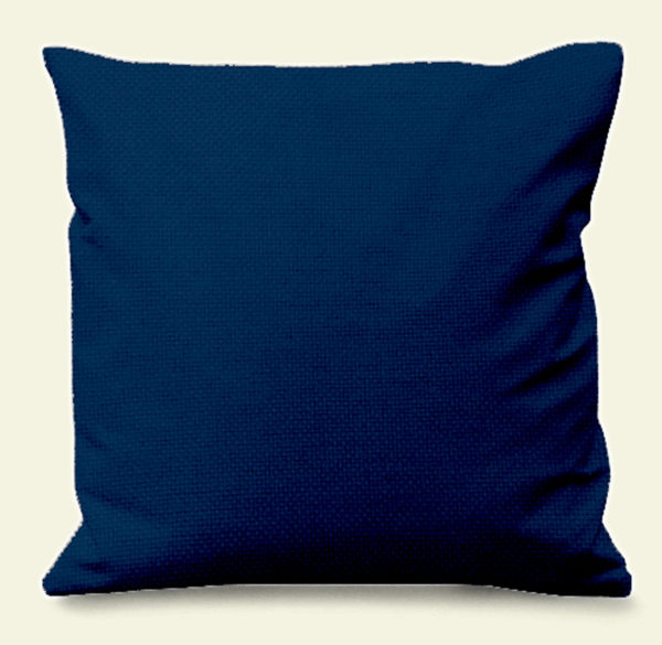 Verso du coussin Corail bleu