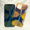 coque smartphone héron en situation